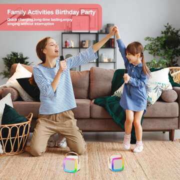 Mini Karaoke Machine for Kids and Adults with Bluetooth