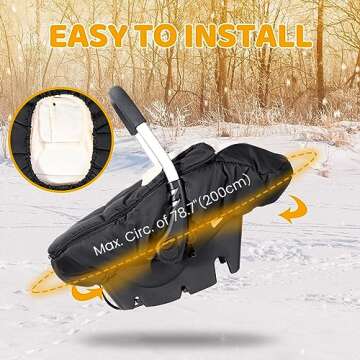 Orzbow Winter Car Seat Cover for Maximum Warmth