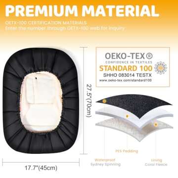 Orzbow Winter Car Seat Cover for Maximum Warmth