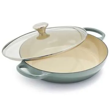 Le Creuset Buffet Casserole with Glass Lid, 3.5 qt. , Sea Salt