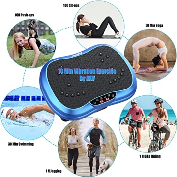 AXV Vibration Plate - Compact Whole Body Workout Machine