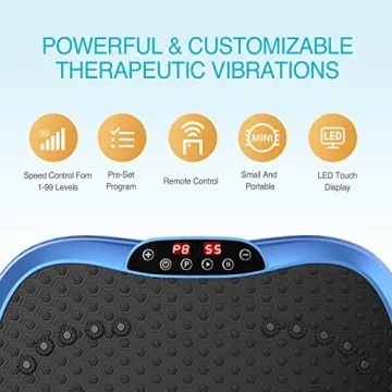 AXV Vibration Plate - Compact Whole Body Workout Machine
