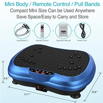 AXV Vibration Plate - Compact Whole Body Workout Machine