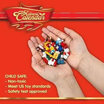 JOYIN Advent Calendar with Wooden Tree and 28 Ornaments