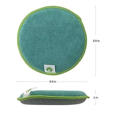 Starfiber Microfiber Kitchen Scrubbies 4 Pack for Effortless Cleaning