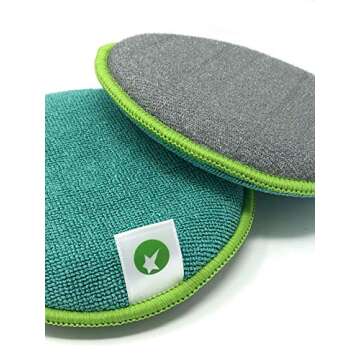 Starfiber Microfiber Kitchen Scrubbies 4 Pack for Effortless Cleaning