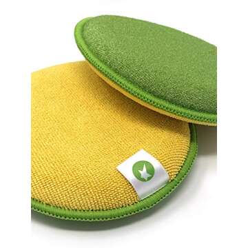 Starfiber Microfiber Kitchen Scrubbies 4 Pack for Effortless Cleaning