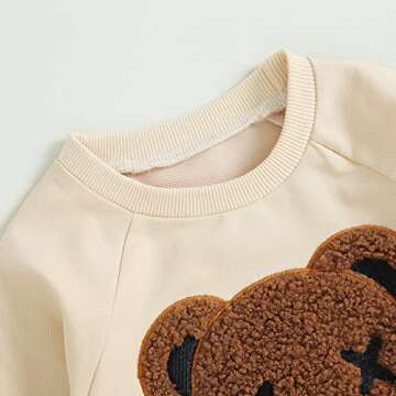 WZTYYDS Toddler Boy Clothes 2T 3T 4T 5T Fall Outfits Baby Pullover & Pants Sets Kids Winter 2Pcs Swe...