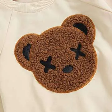 WZTYYDS Toddler Boy Clothes 2T 3T 4T 5T Fall Outfits Baby Pullover & Pants Sets Kids Winter 2Pcs Sweatsuit