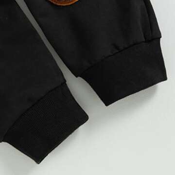 WZTYYDS Toddler Boy Clothes 2T 3T 4T 5T Fall Outfits Baby Pullover & Pants Sets Kids Winter 2Pcs Sweatsuit