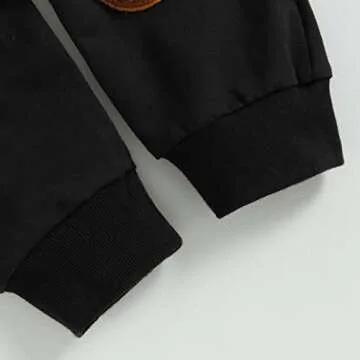 WZTYYDS Toddler Boy Clothes 2T 3T 4T 5T Fall Outfits Baby Pullover & Pants Sets Kids Winter 2Pcs Sweatsuit