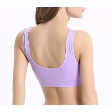 Comfortable Seamless Sports Bra Set for Women - 8 Pack