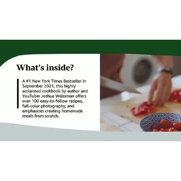 Joshua Weissman: An Unapologetic Cookbook. #1 NEW YORK TIMES BESTSELLER