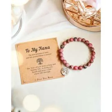 LAVEIR Nana Bracelet for Grandmothers & Nanas Gifts