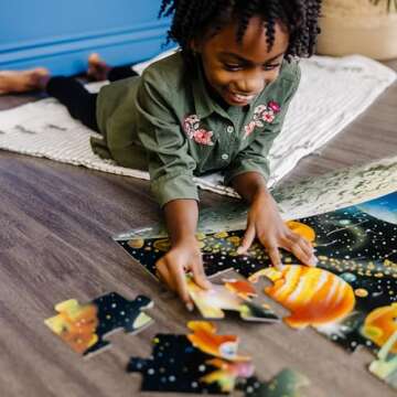 Melissa & Doug Solar System Floor Puzzle for Kids 3-6