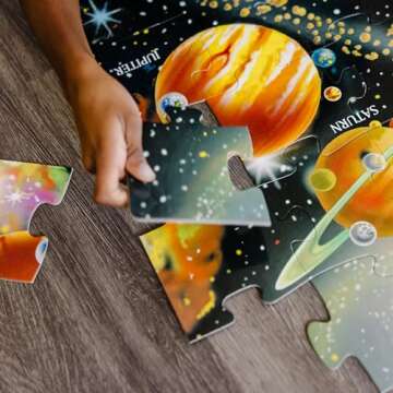 Melissa & Doug Solar System Floor Puzzle for Kids 3-6