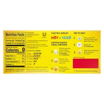 Lipton Black Tea Bags - 240 Count for Iced or Hot Tea