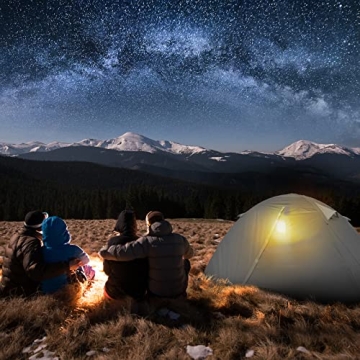 Bessport 2 Person Tent for Camping, Easy Setup Backpacking Tent Lightweight with Two Doors, Waterproof & Windproof Hiking Tent for 3-4 Seasons, Outdoor, Mountaineering and Travel