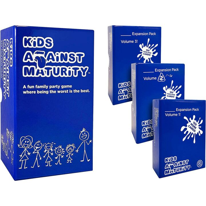 Kids Against Maturity Card Game Combo for Families