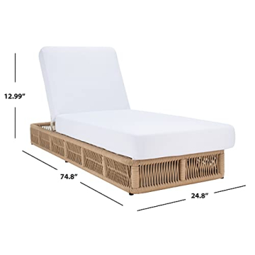 Chic SAFAVIEH Gillian Tan Rope Lounge Chair for Outdoors