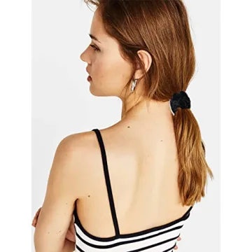 10pcs Small Velvet Hair Scrunchies for Fine Hair Accessories