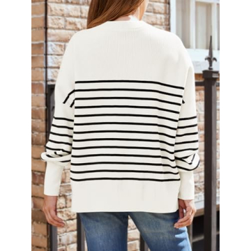 LILLUSORY Women's Oversized Batwing Sweater Perfect for Winter Style