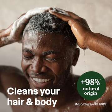 ATTITUDE 2-in-1 Body Wash and Hair Shampoo, EWG Verified, Naturally Derived Ingredients