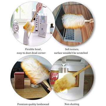 J&A Lambswool Duster - Ergonomic, Stylish Cleaning Tool