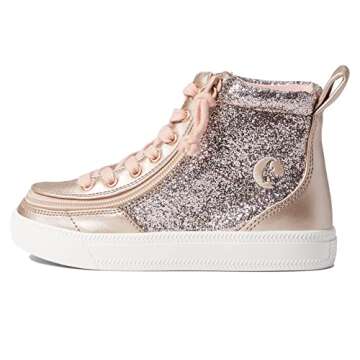 BILLY Footwear Classic Lace High (Little Kid/Big Kid) Rose Gold Unicorn 13 Little Kid M