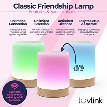 LuvLink Friendship Lamps - Connect Across Distances