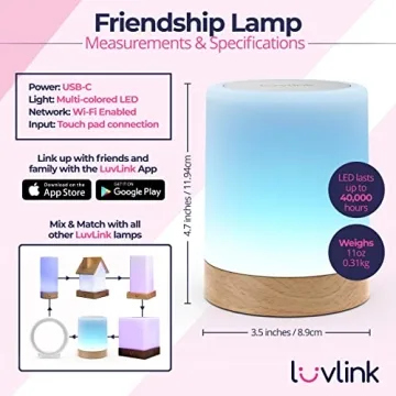 LuvLink Friendship Lamps - Connect Across Distances
