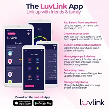 LuvLink Friendship Lamps - Connect Across Distances