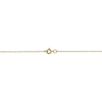 Kooljewelry 10k Yellow Gold Rope Chain Pendant Necklace (0.7 mm, 14 inch)