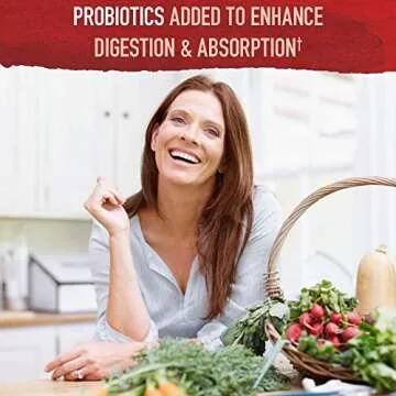 Garden of Life Organics Ashwagandha Stress, Mood & Energy Support Supplement with Probiotics & Ginger Root for Digestion - Vegan, Gluten Free, Non GMO – 2 Month Supply, 60 Tablets