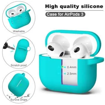 R-fun AirPods 3 Silicone Case - Ultimate Protection & Style