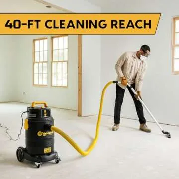 Vacmaster Pro 8 gallon Certified Hepa Filtration Wet/Dry Vac,Black