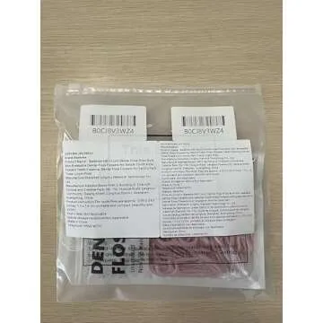 Baderke 600 Count Floss Picks Bulk Dental Flossers Picks for Adults Non Breakable Tooth Picks Flossers Teeth Cleaning Dental for Family Pack Travel(Light Pink)