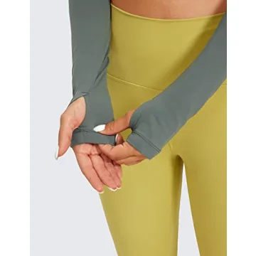 CRZ YOGA Butterluxe Crop Top for Women Comfortable Fit