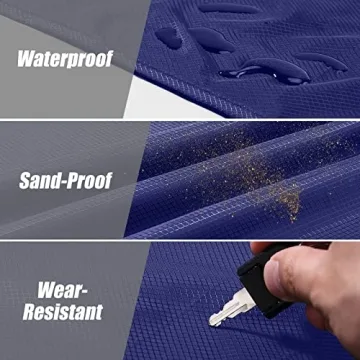 Odoland Sandproof Beach Blanket - Waterproof & Portable