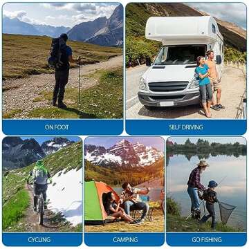 Foam Camping Pads for Sleeping, Foldable Closed Cell Foam Camping Mattress, Waterproof Outdoor Sleeping Mat for Ultralight Backpacking Thru-Hiking