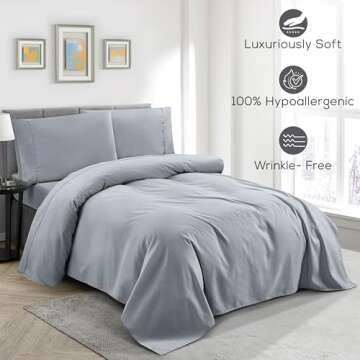 Mueller Luxury Twin XL Sheet Sets - Ultra-Soft Cooling Sheets