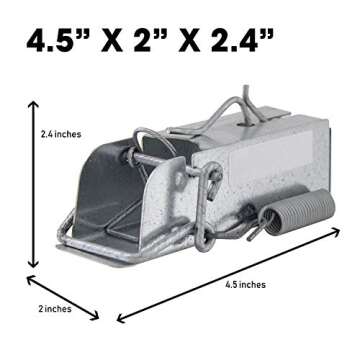 Ouell Mini Snap Trap - Humane, Reusable Mouse Control Solution