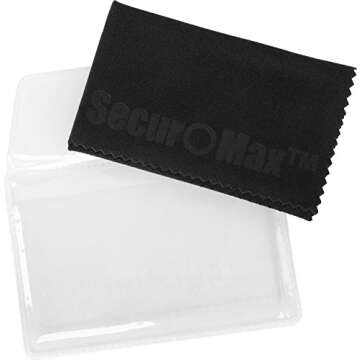Microfiber Cleaning Cloths (6 Pack) for Eyeglasses, Camera Lens, Smartphones and Tablets