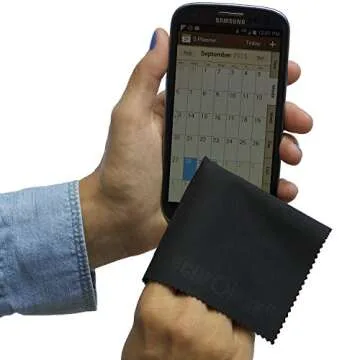 Microfiber Cleaning Cloths (6 Pack) for Eyeglasses, Camera Lens, Smartphones and Tablets