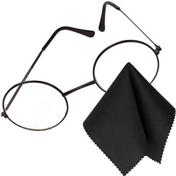 Microfiber Cleaning Cloths (6 Pack) for Eyeglasses, Camera Lens, Smartphones and Tablets