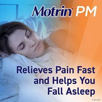 Motrin PM Caplets, 200 mg Ibuprofen & 38 mg Sleep Aid, Nighttime Relief for Minor Pains, 80 ct.