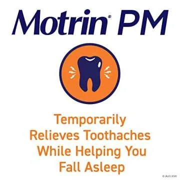 Motrin PM Caplets, 200 mg Ibuprofen & 38 mg Sleep Aid, Nighttime Relief for Minor Pains, 80 ct.