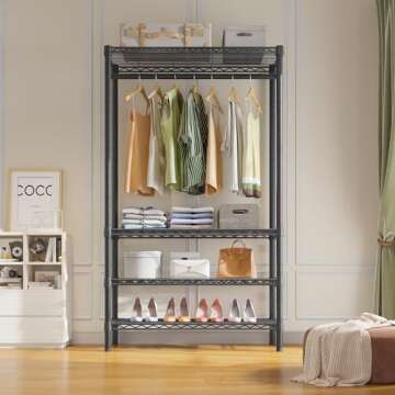 VIPEK V1S Heavy Duty 4-Tier Garment Rack for Clothes