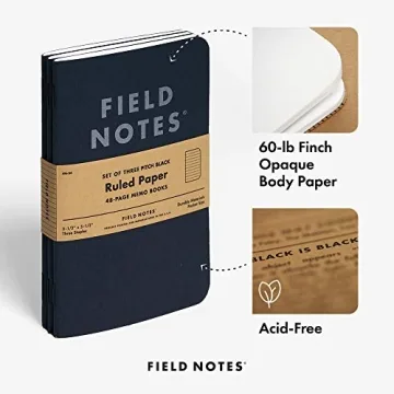 Field Notes Pitch Black Memo Book - Compact & Stylish