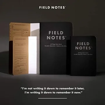 Field Notes Pitch Black Memo Book - Compact & Stylish
